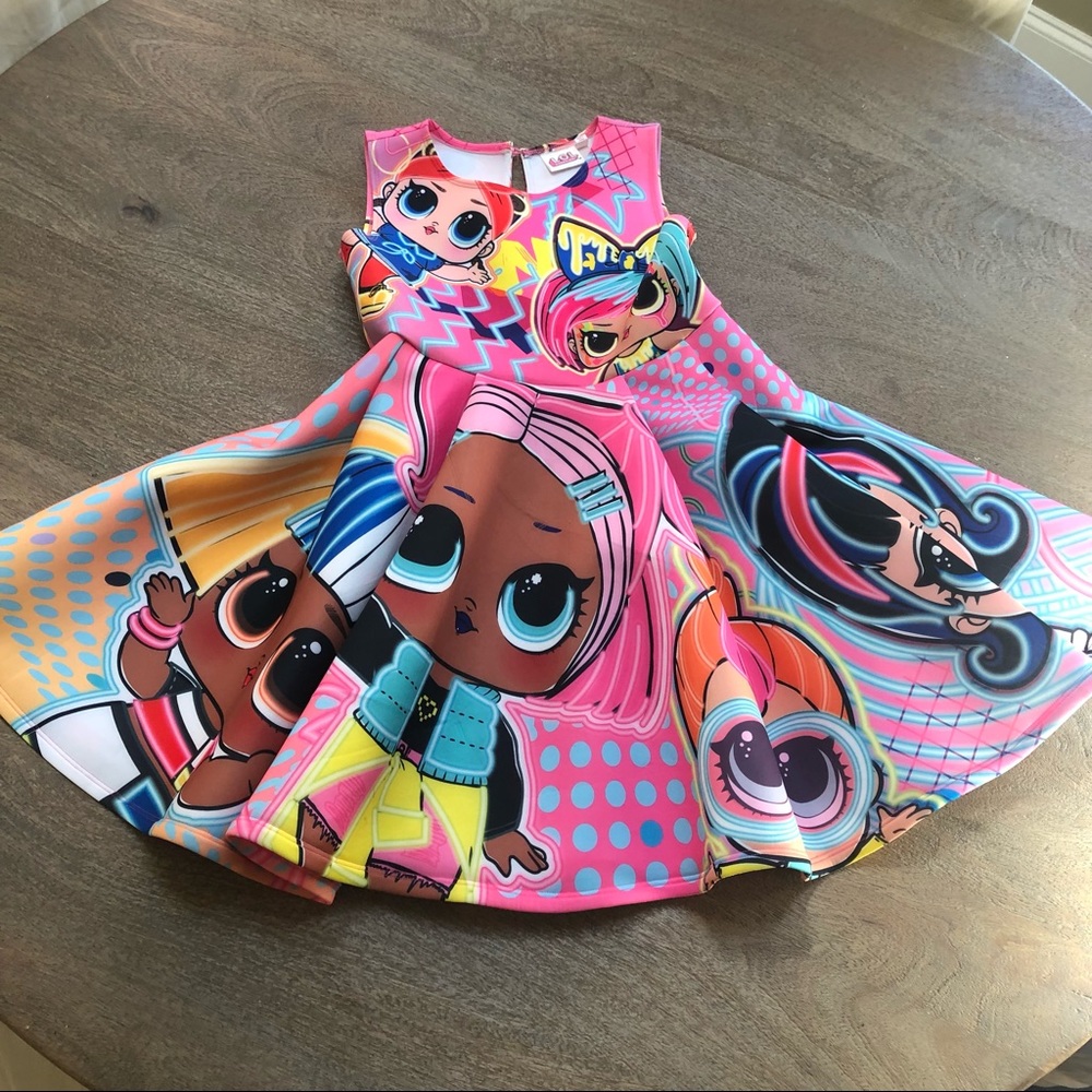 LOL Surprise Doll Dress Skater  XL  14/16 Girls